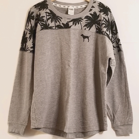 PINK VS Hawaiian Inspired Sweatshirt - Gray - Picture 4 of 8